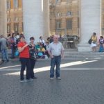 Image of Annette, Karen and Keith Piazza San Pietro