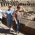 Image of Keith and Karen at the Colosseum, Rome