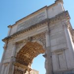 Image of The Arch honouring Titus and his father Vespasian's ending the Jewish Revolt near Caligula's Palace