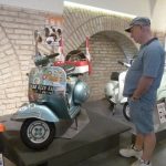 Image, Checking out the display at the Vespa Museum, Rome