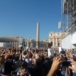 Image distance photo of the Pope